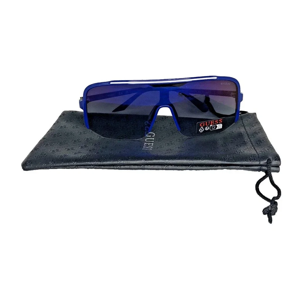 Guess Factory Smoke Mirror Shield Men's Sunglasses GO00054 90C 00